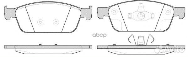 1510 10 колодки дисковые передние Ford Focus/K