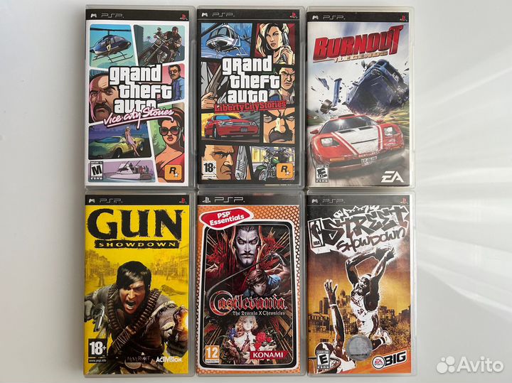 Игры и фильмы для консоли PSP