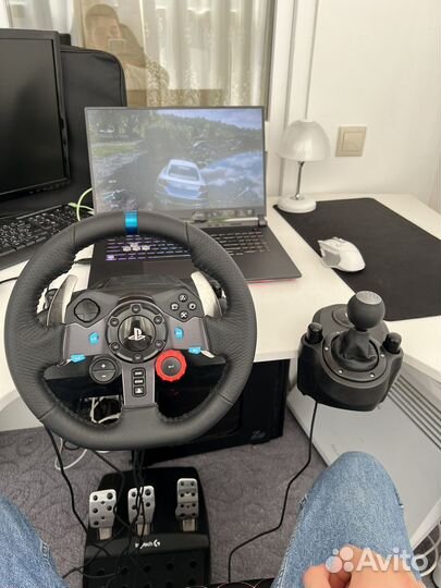Игровой руль logitech g29 с кпп