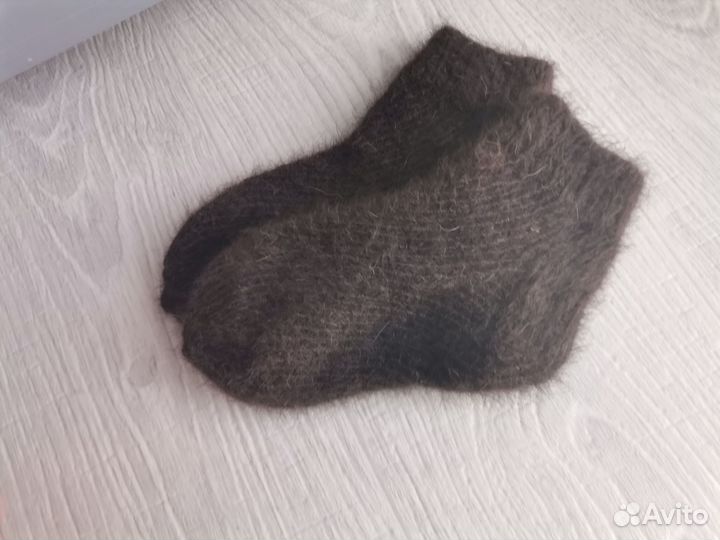 Укороченные носки из собачьего пуха