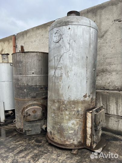 Твердотопливный котел труба в трубе бу