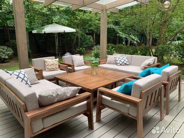 Садовая мебель из дерева