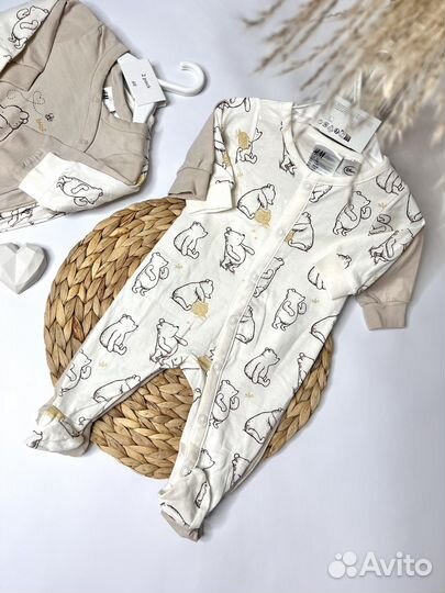 Слип пижама комбинезон 56, 62 hm комплект