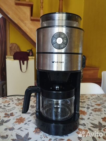 Кофеварка, кофемашина kitfort KT-716