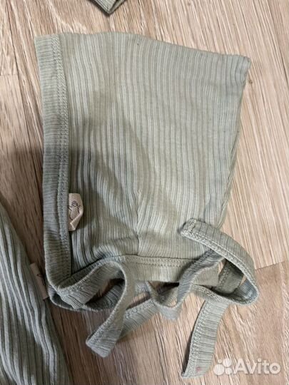 Рыбка для сна, пинетки и шапочка Awww