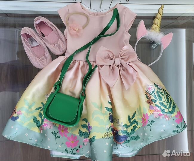 Нарядный комплект + пакет одежды для девочки H&M