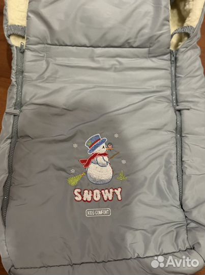 Зимний конверт в коляску