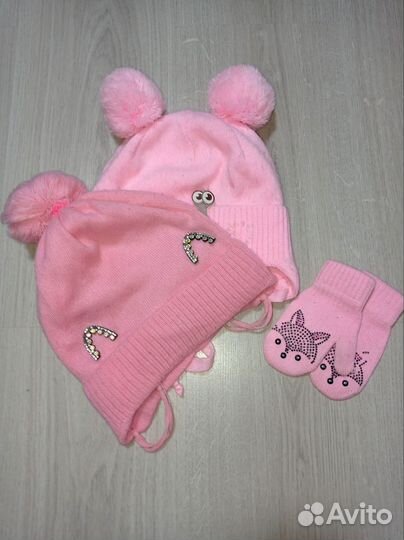 Комплект шапка, шарф