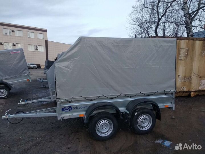 Прицеп легковой двухосный 2,6 с тентом