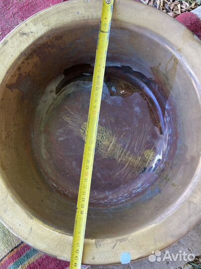 Латунный таз