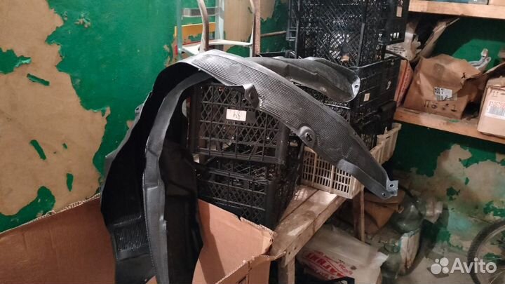 Передние подкрылки на kia rio