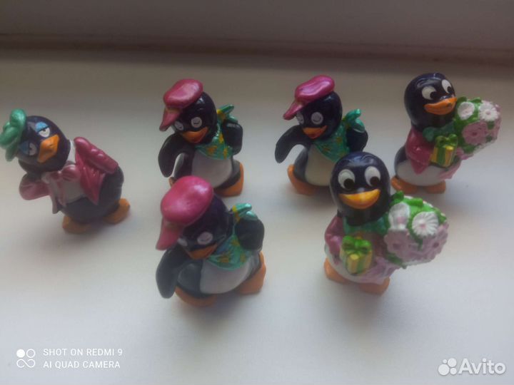 Киндер сюрприз игрушки СССР пингвины