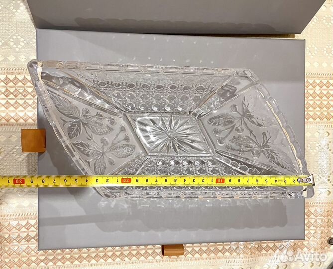 Хрустальный салатник СССР