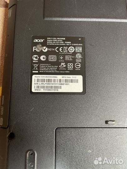 Ноутбук Acer 5250