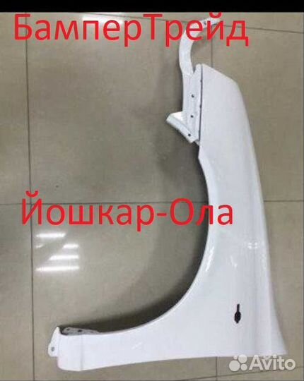 Крыло переднее левое Лада Калина/Белое облако240