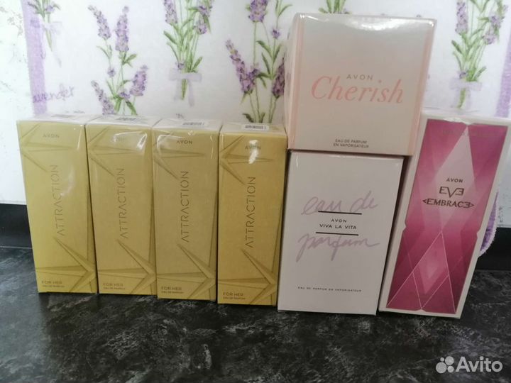 Туалетная вода Эйвон Avon Этрэкшн, Cherish и др