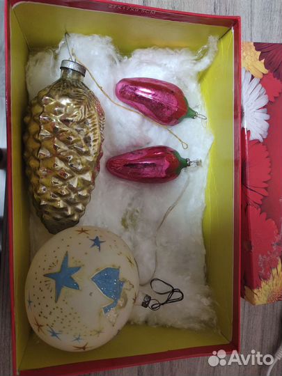 Елочные игрушки СССР