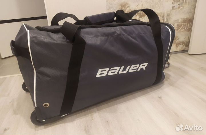 Баул хоккейный 34 серый ромб