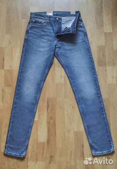 Нов Levis 512 оригинал 30,32,33 Slim Taper Navy