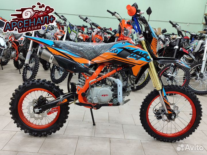 Питбайк kayo evolution yx140em (эл.стартер)