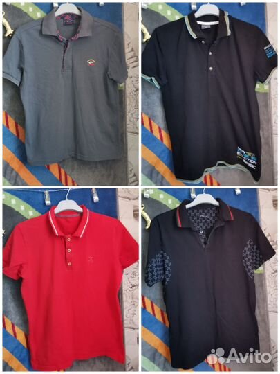 Поло футболки Paul&Shark, CK, Baggage, Gucci L, XL