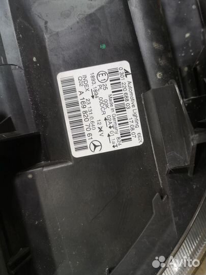 Фары Mercedes-Benz B-Class w245