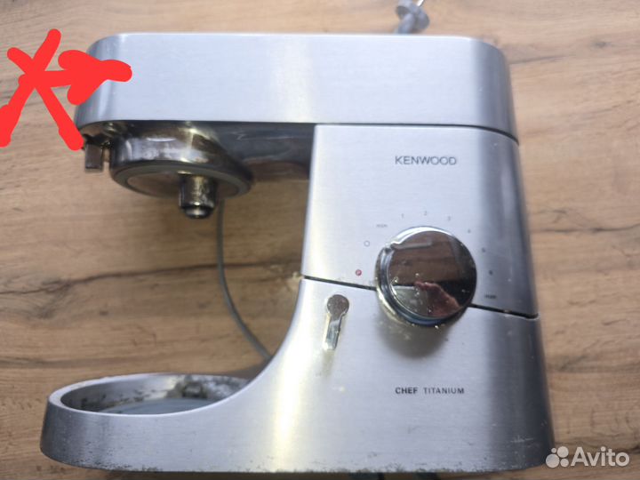 Kenwood chef titanium моторный блок без насадок
