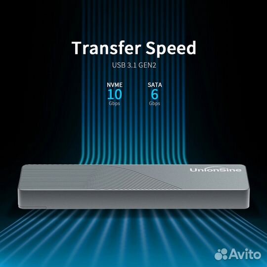 Внешний корпус/бокс для SSD M.2 NVMe/Sata