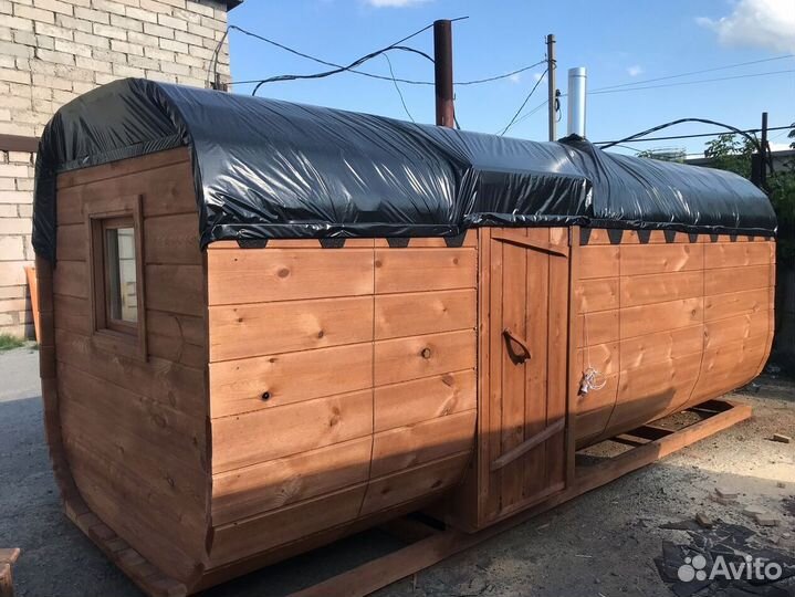 Бани-бочки квадро с доставкой