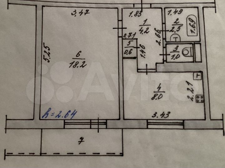 1-к. квартира, 34,5 м², 2/9 эт.