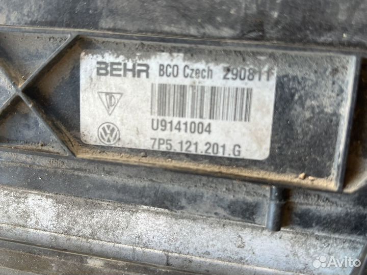 Porsche cayenne 958 кассета радиаторов (всборе)