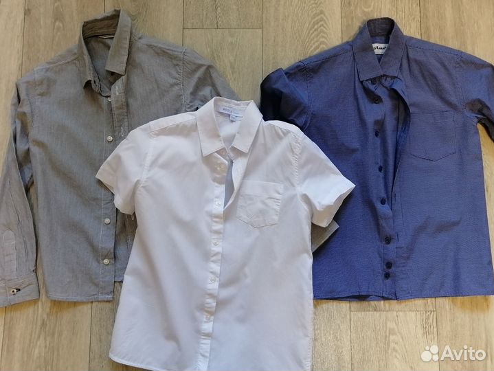 Рубашки мальчику 128-134 см