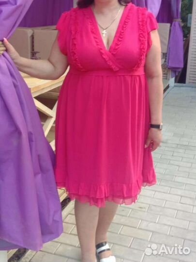 Платье легкое воздушное 56-58р