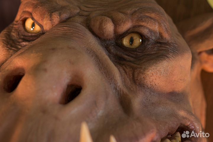 Скульптура Охотничий трофей Голова Монстра. Орк