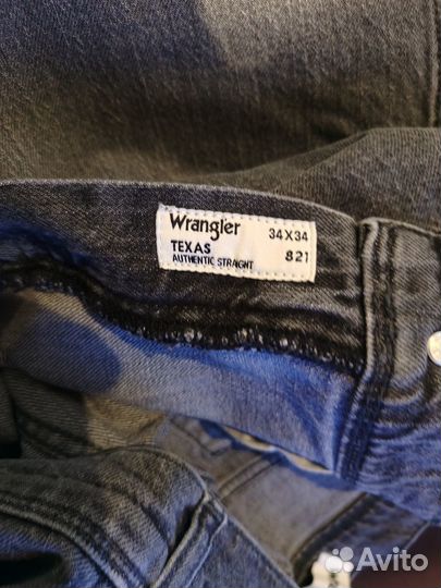 Мужские джинсы wrangler 34 серые