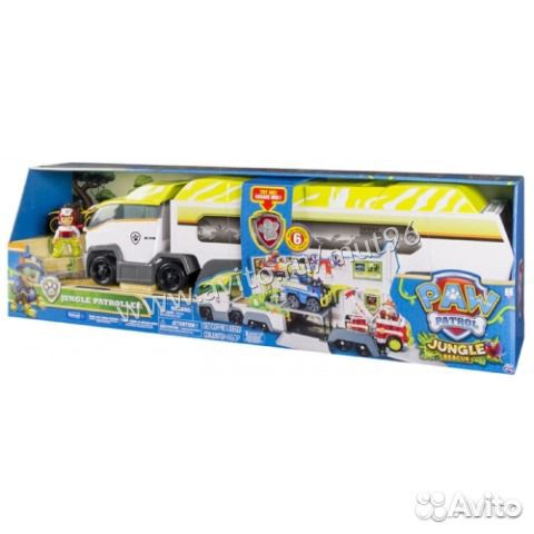 Большой Автовоз Джунгли + Райдер
