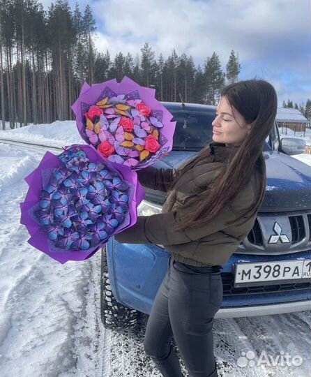 Букет из бабочек