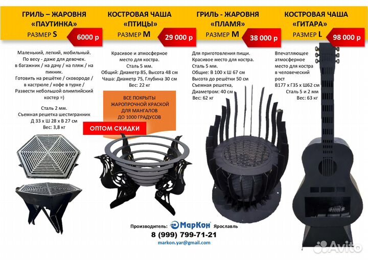 Мангалы от производителя