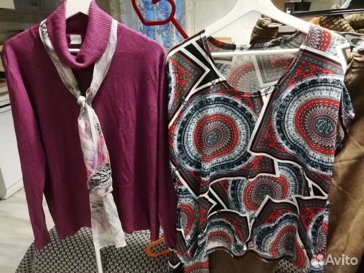 Женские свитера пакетом размер 60