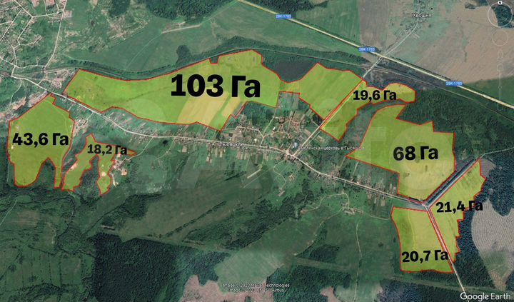Участок 467 га (СНТ, ДНП)