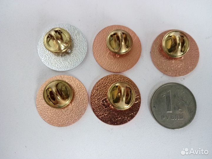 Мупк. Набор из 5 значков. Новые. Цанга