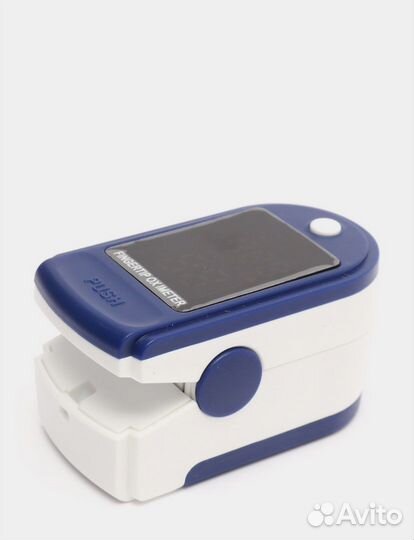 Пульсоксиметр медицинский на палец (пульсометр)