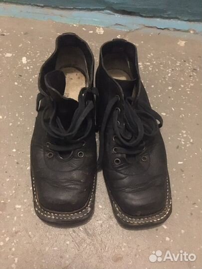 Ботинки лыжные Клин (советские кожаные)