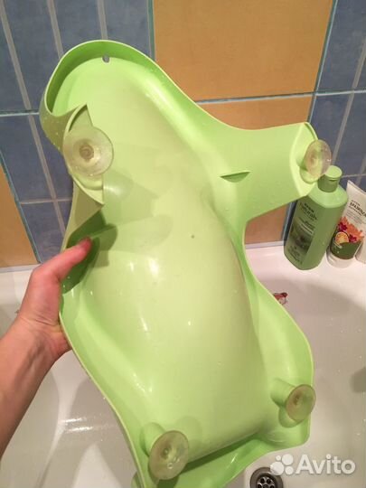 Детская горка пластиковая для ванной