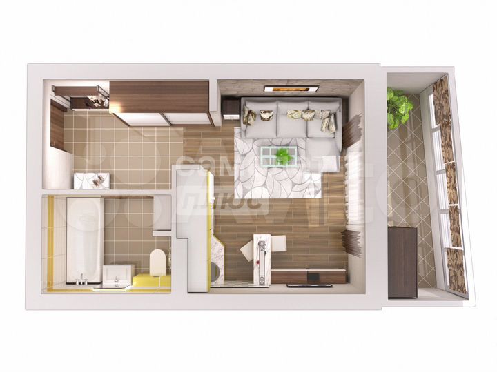 Квартира-студия, 26 м², 11/16 эт.