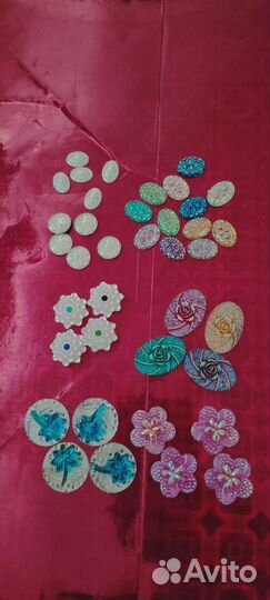 Кабошон, серединка для бантиков