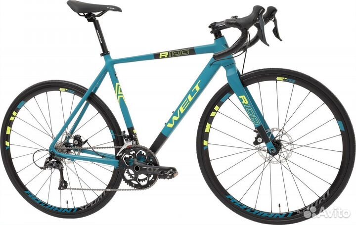 Велосипед welt R100 Disc (2023) Marine Green Vor60