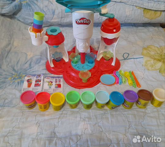 Детский Набор PlayDoh фабрика мороженого