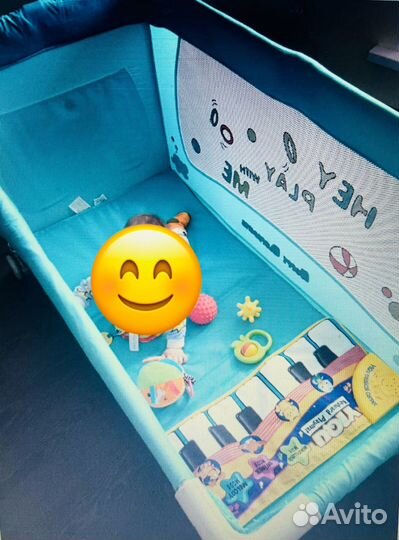 Манеж детский складной б/у