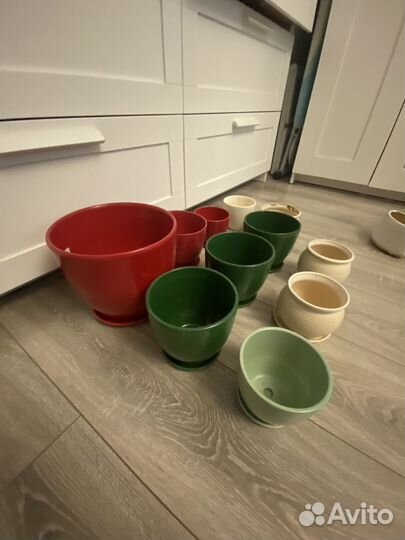 Керамические горшки для цветов